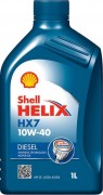 Масло моторное SHELL HELIX DIESEL НХ7 SAE 10W40 1л (полусинтетика)