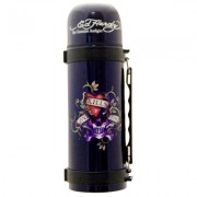 Термос ED HARDY маталлический с рисунком 1,2л