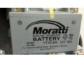 Аккумулятор MORATTI 12V 9Ah (YTX9-BS) сух.заряженный