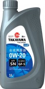 Масло моторное TAKAYAMA SN GF-5 ILSAC SAE 0W20 1л (синтетика) пластик
