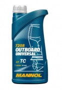 Масло моторное MANNOL OUTBOARD UNIVERSAL 2Т 1л (Минеральное)