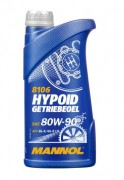 Масло трансмиссионное MANNOL HYPOID GL-5 SAE 80W90 1л (минеральное)