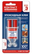 Клей КОНТАКТ эпоксидный прозрачный 6мл
