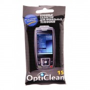 Салфетки OPTIClean влажные для сотовых телефонов 15шт