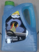 Стеклоомывающая жидкость КРАСНЫЙ ПИНГВИН -32C 3л