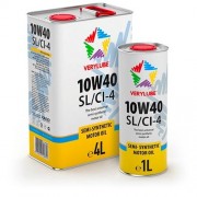 Масло моторное VERYLUBE SL/CI-4 SAE 10W40 1л (полусинтетика)