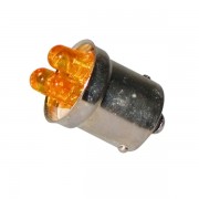 Светодиод 24V 21W 3 LED BA15S поворотника зад.фонарей желтый