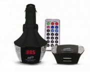 FM трансмиттер AVS music с дисплеем и пультом F-507